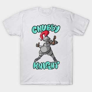 Chubby Knight text T-Shirt